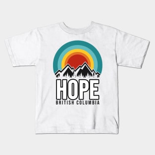 Hope British Columbia Canada Kids T-Shirt